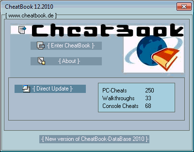 Cheatbook Screenshots - Cheatbook (12/2010) - Issue December 2010, Cheats, Hints, Walkthroughs and Console Cheats