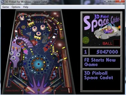 3D Space Cadet Pinball screenshot