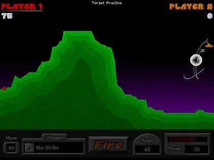 Pocket Tanks Deluxe screenshot
